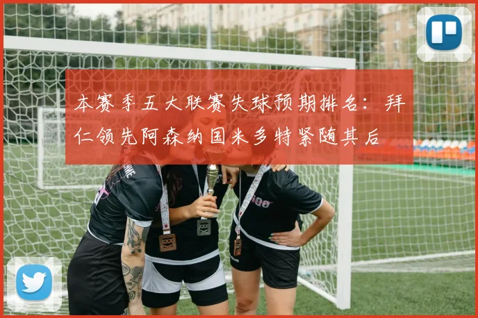 本赛季五大联赛失球预期排名：拜仁领先阿森纳国米多特紧随其后